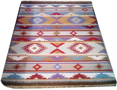 Cotton Printed Kilim Rugs, Size : 2x5 Feet