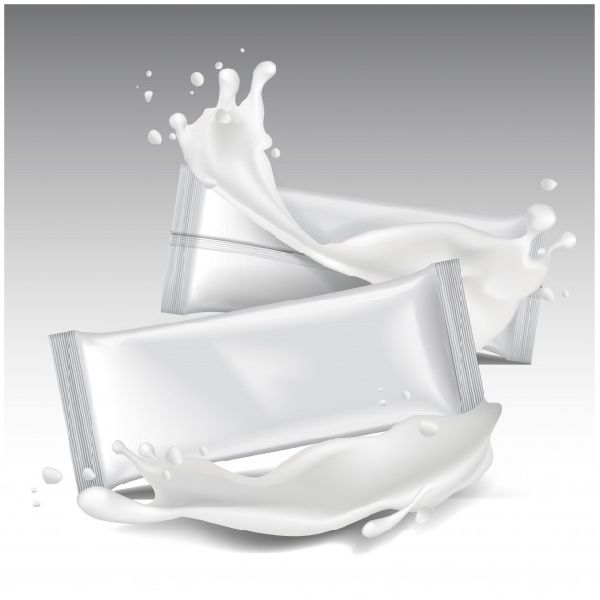 Milk Pouch, Color : Creamy White