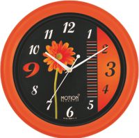 M.No. 20487 Black Flower Wall Clock, Display Type : Analog