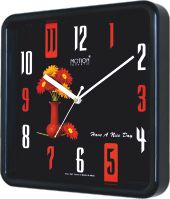 M.No. 4587 Black Flower Wall Clock