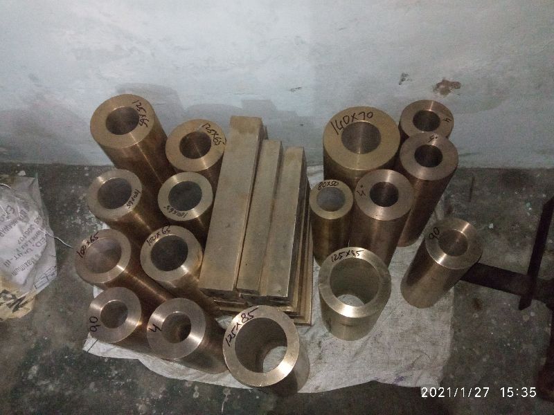 Polished Bronze Gunmetal Bushes, for Automobile Industry, Spares, machinery etc, Length : 3ft ans above