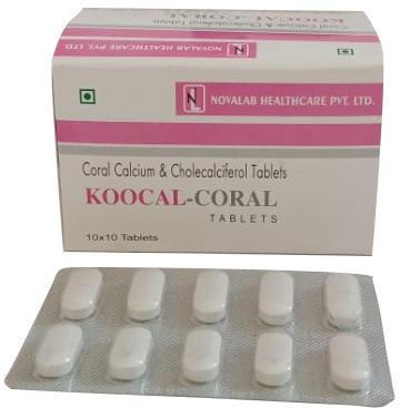 Coral Calcium and Cholecalciferol Tablets