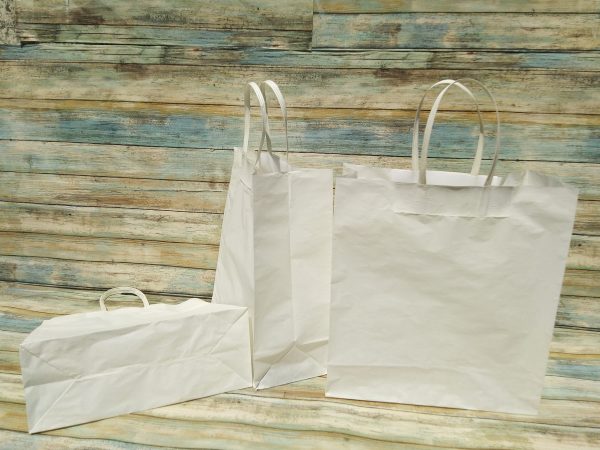 Rectangular Handle Paper Bags, for Packaging, Shopping, Technics : Machine Made