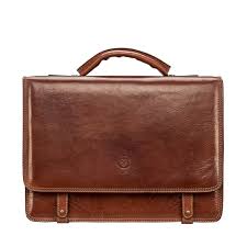 Mens Leather Briefcase Bag, for Office Use, Style : Modern