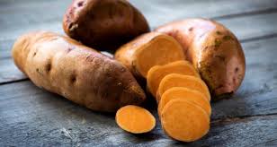 Organic fresh sweet potato, Color : Brown