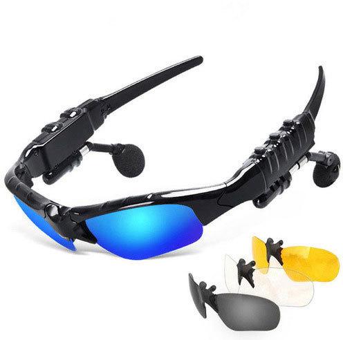 Bluetooth Driving Sunglasses, Color : Black