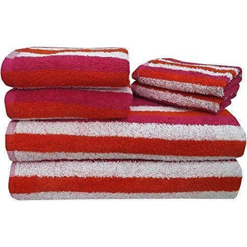 Plain Terry Striped Towels
