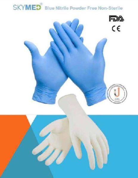 Nitrile Medical Disposable, Packaging Type : Blue