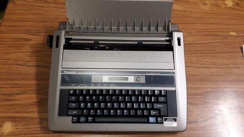 Panasonic Electronic Typewriter, Color : Grey