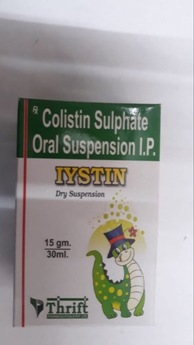 Colistin Sulphate Oral Suspension IP, Packaging Size : 30 ml