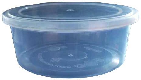 Plain Pp Round Plastic Food Container, Size : Multisizes