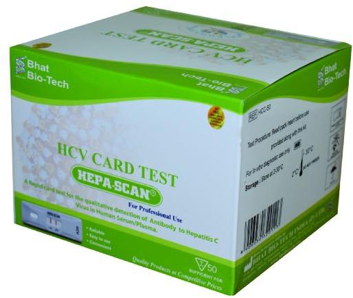 Green Hepa-scan Hcv Card Test, for Clinical, Hospital, Laboratory, Feature : Active, High Accuracy