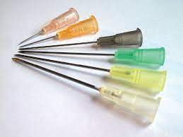 Polished Stainless Steel Hypodermic Needles, for Medical Use, Feature : Fine Finish, Light Weight