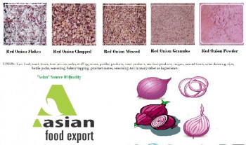  Dehydrated Red Onion Flakes, Packaging Type : Loose, Plastic Packets
