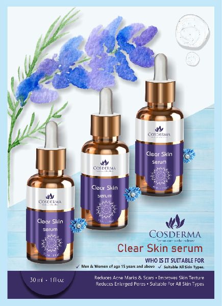 Clear Skin Serum, for Face, Feature : Help Removing Pimples