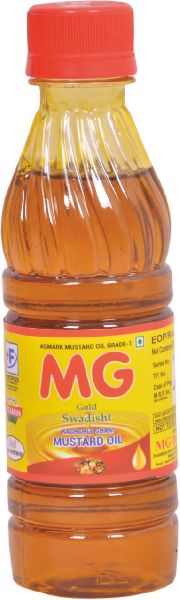 MG Kachi Ghani Mustard Oil (200 ML Bottle)
