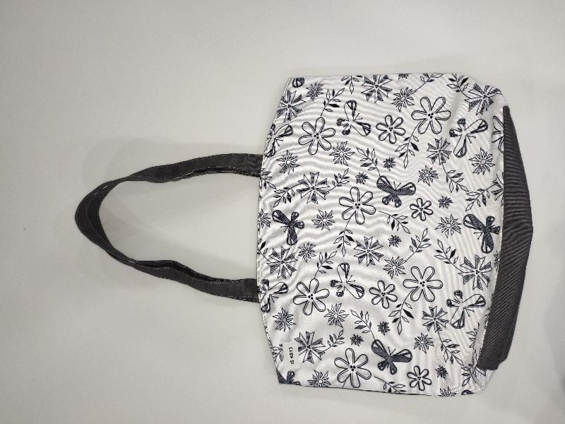 cotton ladies bag with tape handle