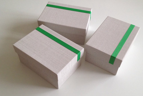 Kraft Paper Plain Customized Gift Box, Shape : Rectangular