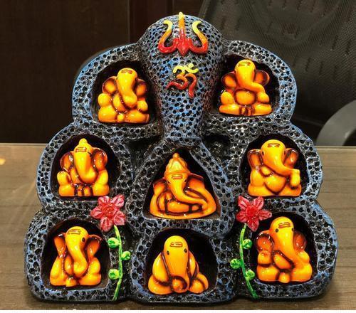 Polished Ceramic Decorative Ganesha Showpiece