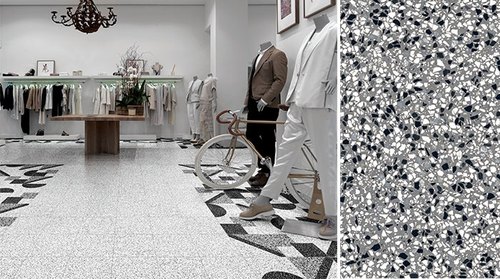 Multicolor Gloss Terrazzo Floors