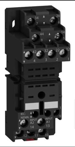 Relay Base, Size : Din mounting
