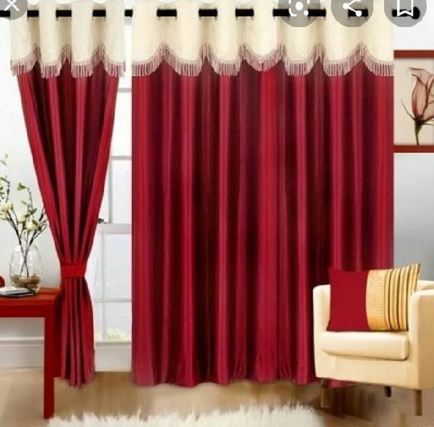 Plain Curtain, for Window, Home, Length : 9 Feet