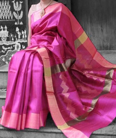 Cotton Linen Saree