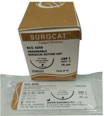 Catgut Suture Material, Packaging Type : Box