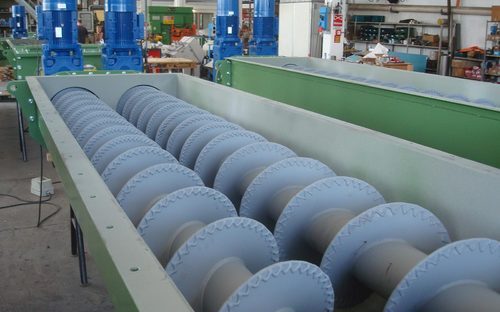 FRE Carbon Steel Horizontal Multi Screw Conveyor, for Industrial