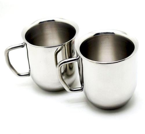 SS Cappuccino Cup, Color : Silver