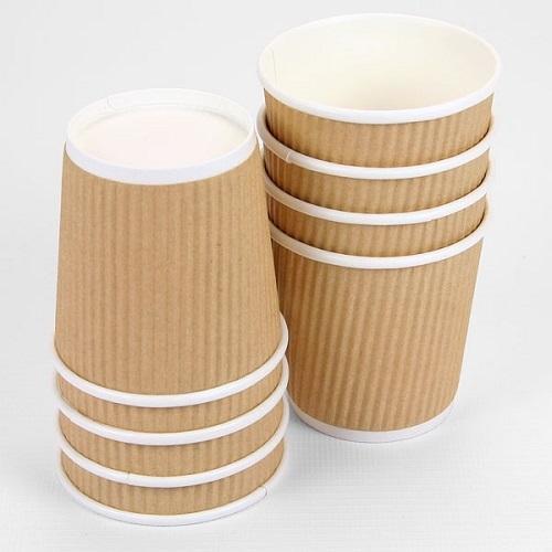 Ripple Paper Cup, for Coffee, Cold Drinks, Food, Ice Cream, Snacks, Size : Multisizes