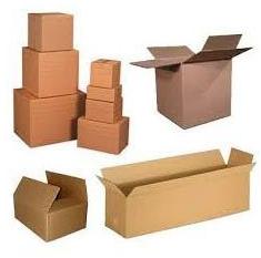 Square Customized Corrugated Box, Color : Brown