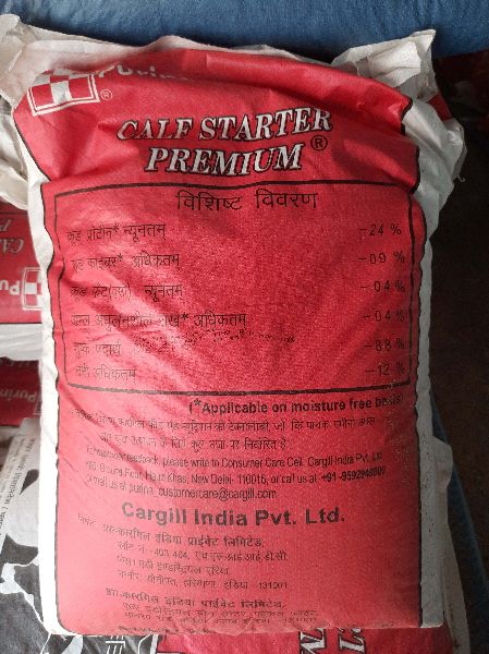 Calf Starter Premium Cattle Feed, Packaging Type : Pp Bag