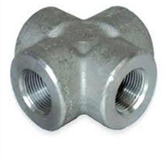Pipe Cross Connector, for Pneumatic Connections, Color : Silver