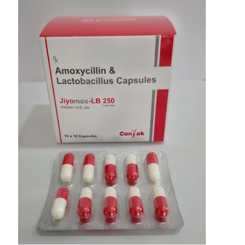 Amoxycillin and Lactobacillus Capsules, Packaging Type : Box at Best ...