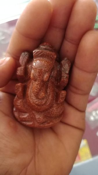 Polished Stone Lord Ganesha Idol, Packaging Type : Thermocol Box
