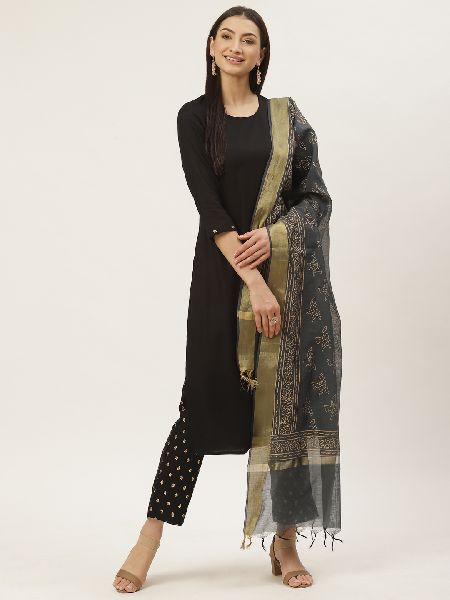 Women&amp;amp;rsquo;s Rayon Solid Ethnic Duptta
