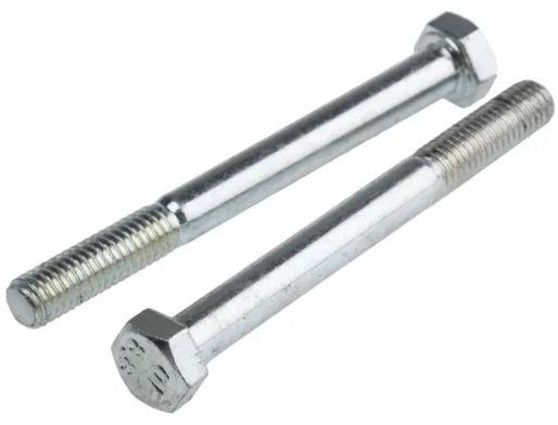 M5 x 50mm Bright Zinc Plated Steel Hex Bolt