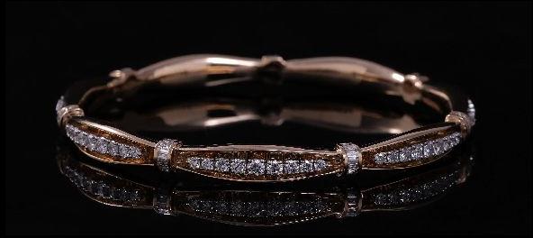 Polished Fancy Diamond Bangles, Style Type : Jewellery