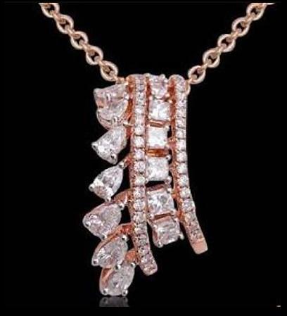 Polished Fancy Diamond Pendant, Occasion : Wedding Wear