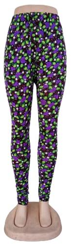 Straight Fit Lycra Printed polycotton Leggings, Packaging Size : 10