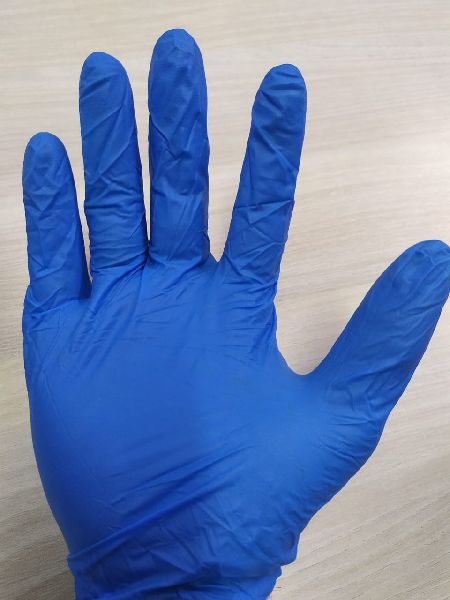 Nitrile Gloves, Color : Blue