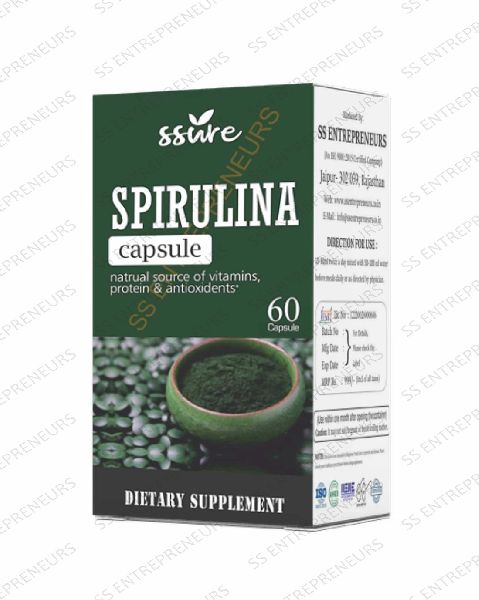 Ssure Spirulina Capsule for Anti-Oxident &amp;amp; Anti-Inflammatory