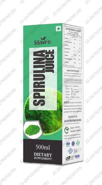 Ssure Spirulina Juice 500ml for Powerful Antioxidant and Anti-Inflammatory