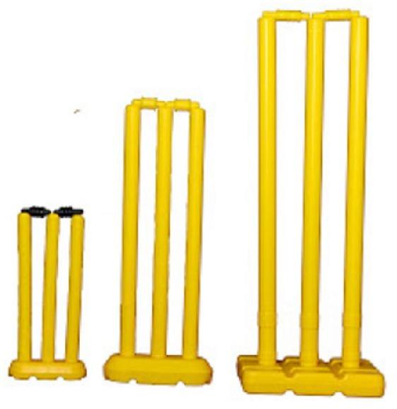 AMPINITY Round Color Coated Cricket Stumps Plastic, Feature : Durable, Excellent Quality, High Strength