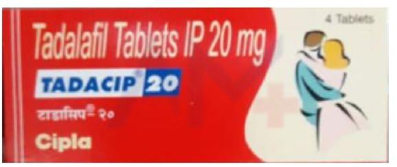 Tadacip 20mg Tablets