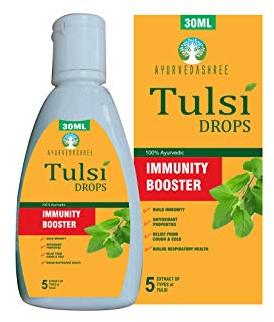 AYURVEDASHREE Tulsi Drops Natural Immunity Booster 30 ML Pack