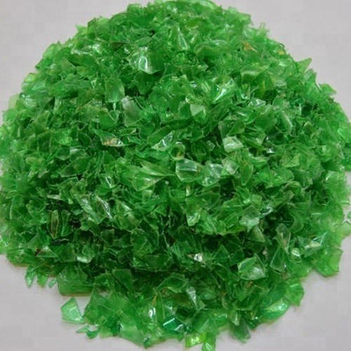 Green PET Bottle Flakes