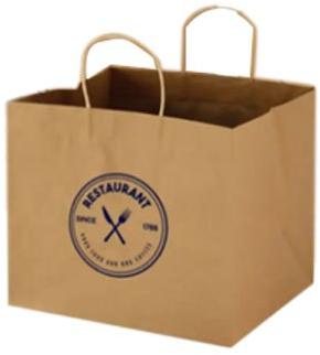 Printed Bakery Paper Bags, Size : Standard