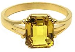 Non Polished SILVER NATURAL YELLOW SAPPHIRE RING, Feature : Durable, Fine Finishing, Good Quality, Light Weight